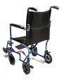 Graham Field Lightweight Aluminum Transport Chair - 19 , Aqua, 1 Each Fashion