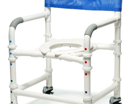 Graham Field Lumex 22  PVC Knock-Down Shower Commode Chair, 1 Each Cheap