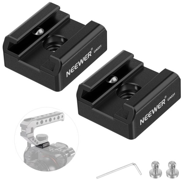 NEEWER UA031 2 Pack Cold Shoe Mount Adapter Online Sale