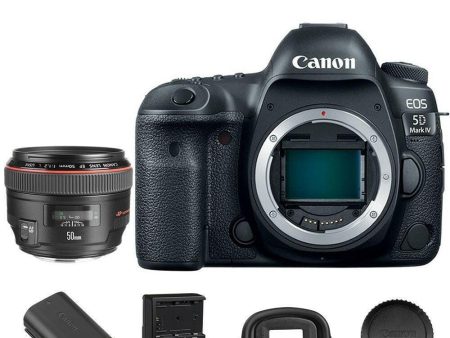 Canon 5D Mark IV EOS DSLR Camera with 50mm f 1.2L EF USM Lens For Sale