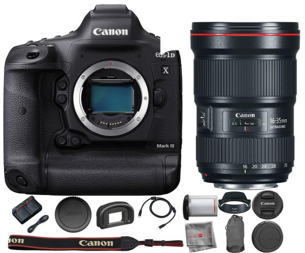 Canon EOS-1D X Mark III DSLR Camera with EF 16-35mm f 2.8L III USM Lens For Cheap