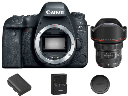 Canon EOS 6D Mark II DSLR Camera Body with EF 11-24mm f 4L USM Lens Sale