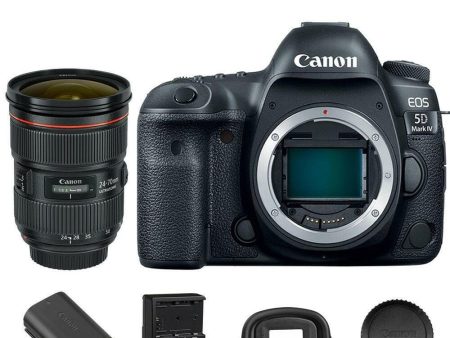 Canon 5D Mark IV EOS DSLR Camera with 24-70mm f 2.8L II EF USM Lens Hot on Sale