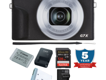 Canon PowerShot G7 X Mark III Digital Camera - Silver - 5Yr Warranty PKG Fashion