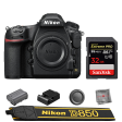 Nikon D850 DSLR Camera Body + SanDisk 32GB Extreme Pro Memory Card Cheap