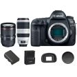 Canon 5D Mark IV EOS DSLR Camera with 24-105mm f 4L IS II USM + 100-400mm USM II Fashion