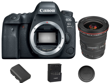 Canon EOS 6D Mark II DSLR Camera Body with EF 17-40mm f 4L USM Lens Online now