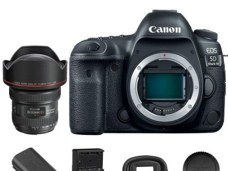 Canon 5D Mark IV EOS DSLR Camera with 11-24mm f 4L EF USM Lens Sale