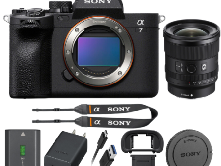 Sony a7 IV Mirrorless Camera with FE 20mm f 1.8G Lens Cheap