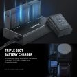 NEEWER NC3-Z1 Triple Slot Battery Charger Kit for Z2 Z1 Z760 Z880 Sale