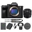 Sony a7 IV Mirrorless Camera with FE 50mm f 1.8 Lens Fashion