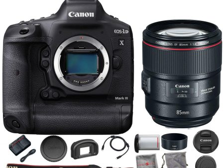 Canon EOS-1D X Mark III DSLR Camera with EF 85mm f 1.4L IS USM Lens Cheap