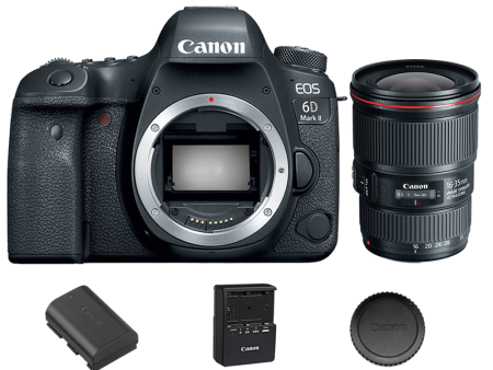 Canon EOS 6D Mark II DSLR Camera Body with EF 16-35mm f 4L IS USM Lens Hot on Sale