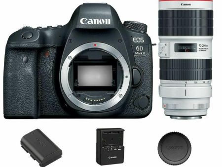 Canon EOS 6D Mark II DSLR Camera Body with EF 70-200mm f 2.8L IS III USM Lens For Cheap