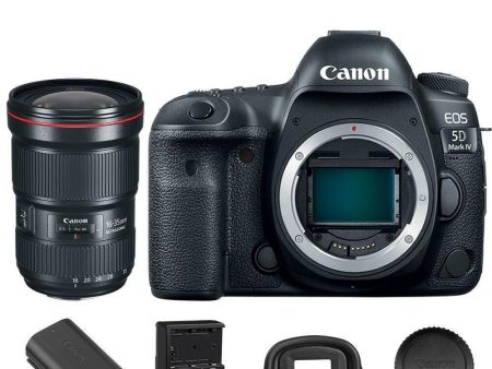 Canon 5D Mark IV EOS DSLR Camera with 16-35mm f 2.8L EF III USM Fashion