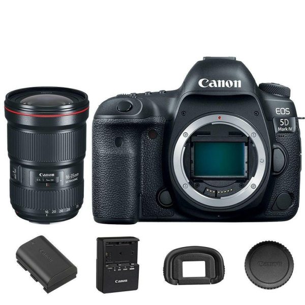 Canon 5D Mark IV EOS DSLR Camera with 16-35mm f 2.8L EF III USM Fashion