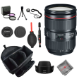 Canon EF 24-105mm f 4L IS II USM Lens + Bag Cleaner 3pc Filter Kit Table Tripod For Sale