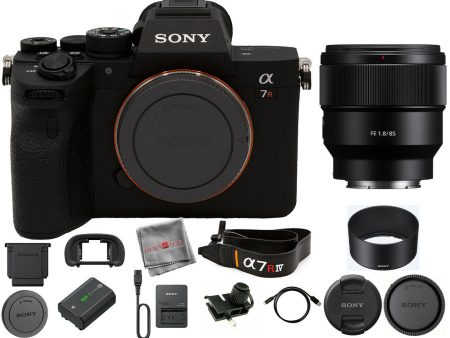 Sony Alpha a7R IVA Mirrorless Digital Camera with FE 85mm f 1.8 Lens Fashion