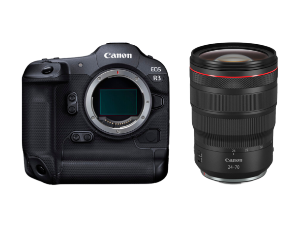 Canon EOS R3 Mirrorless Camera with RF 24-70mm f 2.8L IS USM Lens Online