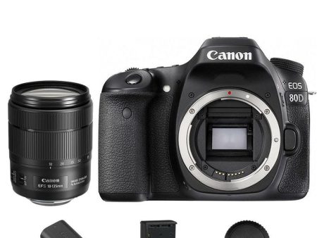 Canon 80D EOS DSLR Camera + 18-135mm f3.5-5.6 IS NANO USM Lens Cheap