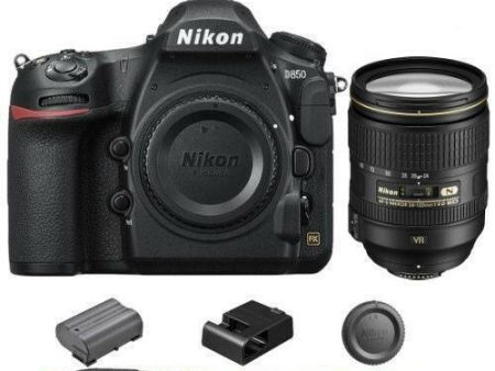 Nikon D850 DSLR Camera with AF-S NIKKOR 24-120mm f 4G ED VR Lens on Sale