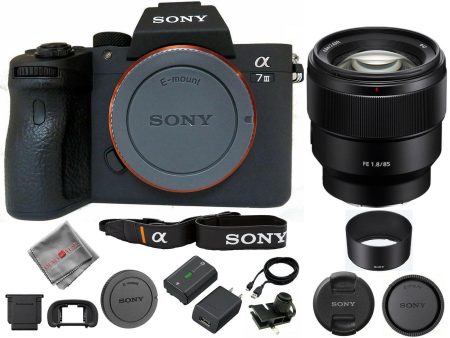 Sony A7 III Mirrorless Camera with FE 85mm f 1.8 Lens Online