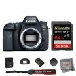 Canon 6D Mark II DSLR Camera Body with SanDisk 64GB Extreme PRO SDXC Card Online Sale