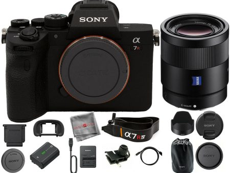 Sony Alpha a7R IVA Mirrorless Digital Camera with Sonnar T* FE 55mm f 1.8 ZA Lens Cheap