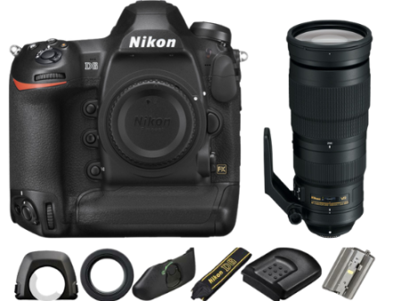 Nikon D6 DSLR with 200-500mm f 5.6E AF-S NIKKOR ED VR Lens For Sale