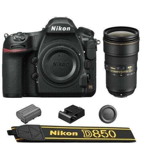 Nikon D850 DSLR Camera with Nikon AF-S NIKKOR 24-70mm f 2.8E ED VR Lens For Discount