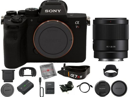 Sony Alpha a7R IVA Mirrorless Digital Camera with FE 35mm f 1.8 Lens on Sale