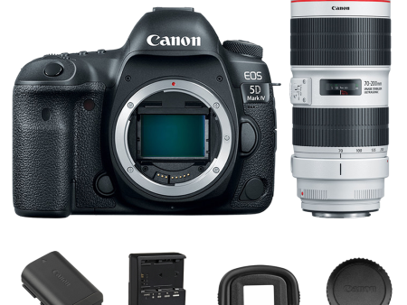 Canon 5D Mark IV EOS DSLR Camera with 70-200mm f 2.8L IS III USM Lens Sale