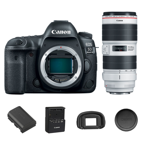 Canon 5D Mark IV EOS DSLR Camera with 70-200mm f 2.8L IS III USM Lens Sale