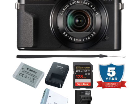 Canon PowerShot G7 X Mark II Digital Camera - 5Yr Warranty PKG Online Hot Sale