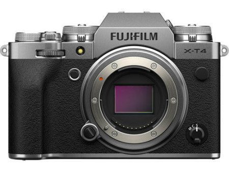 FUJIFILM X-T4 Mirrorless Digital Camera Body Only - Silver Online Sale