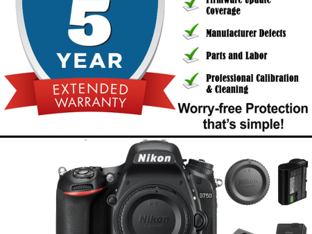 Nikon D750 24.3 MP Digital Camera Body w  5yr Extended Warranty Sale