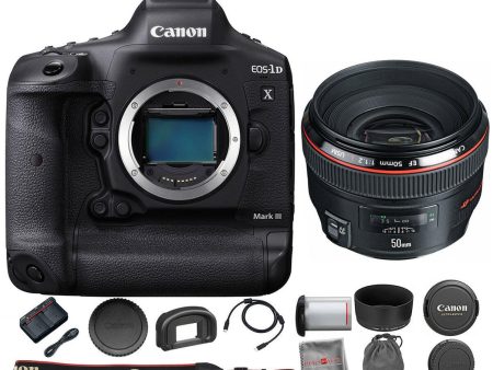 Canon EOS 1DX Mark III DSLR Camera with EF 50mm f 1.2L USM Lens Online Sale