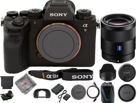 Sony Alpha a9 II Mirrorless Digital Camera with Sonnar T* FE 55mm f 1.8 ZA Lens For Discount