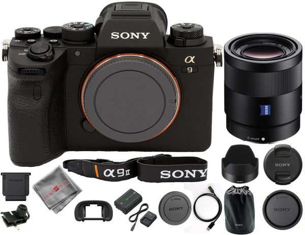 Sony Alpha a9 II Mirrorless Digital Camera with Sonnar T* FE 55mm f 1.8 ZA Lens For Discount