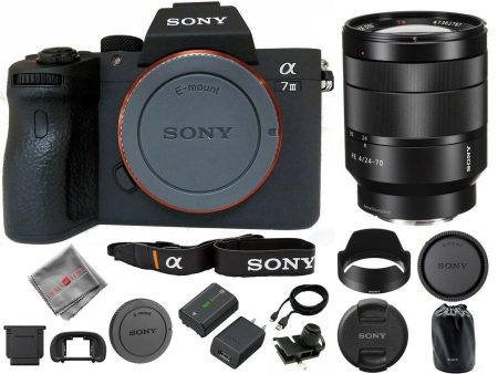 Sony a7 III Mirrorless Camera with FE 24-70mm f 4 ZA Lens Supply