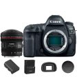 Canon 5D Mark IV EOS DSLR Camera with 8-15mm f 4L EF Fisheye USM Lens Fashion