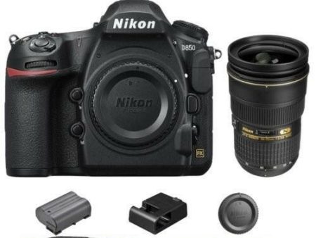 Nikon D850 DSLR Camera with AF-S NIKKOR 24-70mm f 2.8G ED Kit Lens For Sale