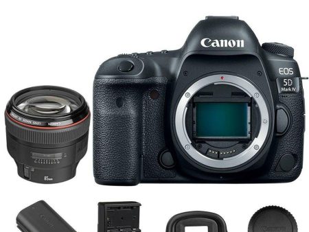 Canon 5D Mark IV EOS DSLR Camera with 85mm f 1.2L II EF USM Lens Online