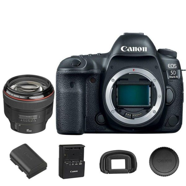 Canon 5D Mark IV EOS DSLR Camera with 85mm f 1.2L II EF USM Lens Online