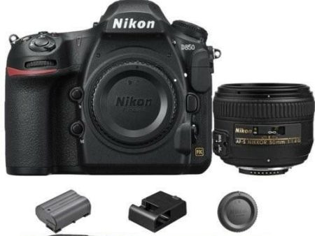 Nikon D850 DSLR Camera with AF-S NIKKOR 50mm f 1.4G Kit Lens Cheap