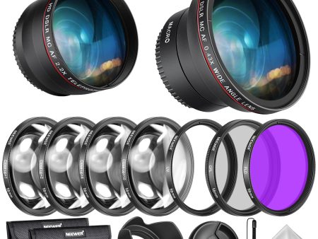 NEEWER 58mm Lens and Filter Accessory Kit For Cheap