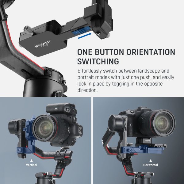 NEEWER CA027 Vertical Camera Mount for Ronin RS3 Pro RS 3 RS 2 Gimbal Online Sale