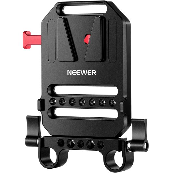 NEEWER V-Mount 1 4  & 3 8  Threads Battery Plate for ST-43 Supply