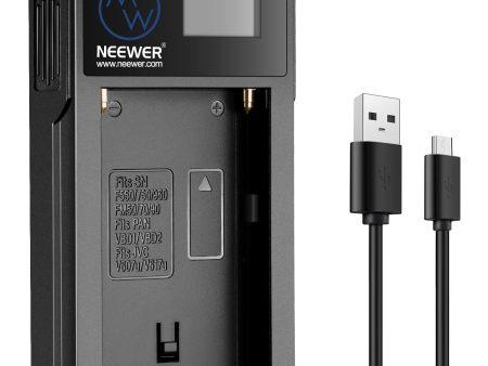 NEEWER Sony NP-F550 F750 F960 F970 Replacement USB Battery Charger For Discount