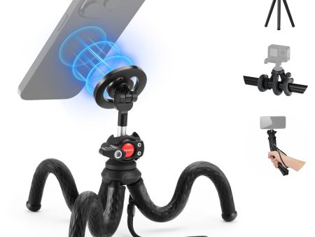 NEEWER TP33 Magnetic Flexible Phone Tripod with Ball Head & Metal Ring Online Hot Sale